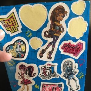 Monster high various stickers